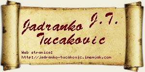 Jadranko Tucaković vizit kartica